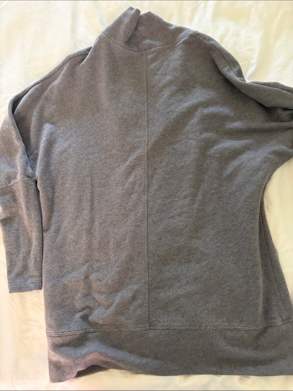 prAna open front wrap, size S, heathered gray - Picture 7 of 8